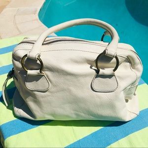 BODEN Lightweight Creamy Beige Soft Shoulder Bag